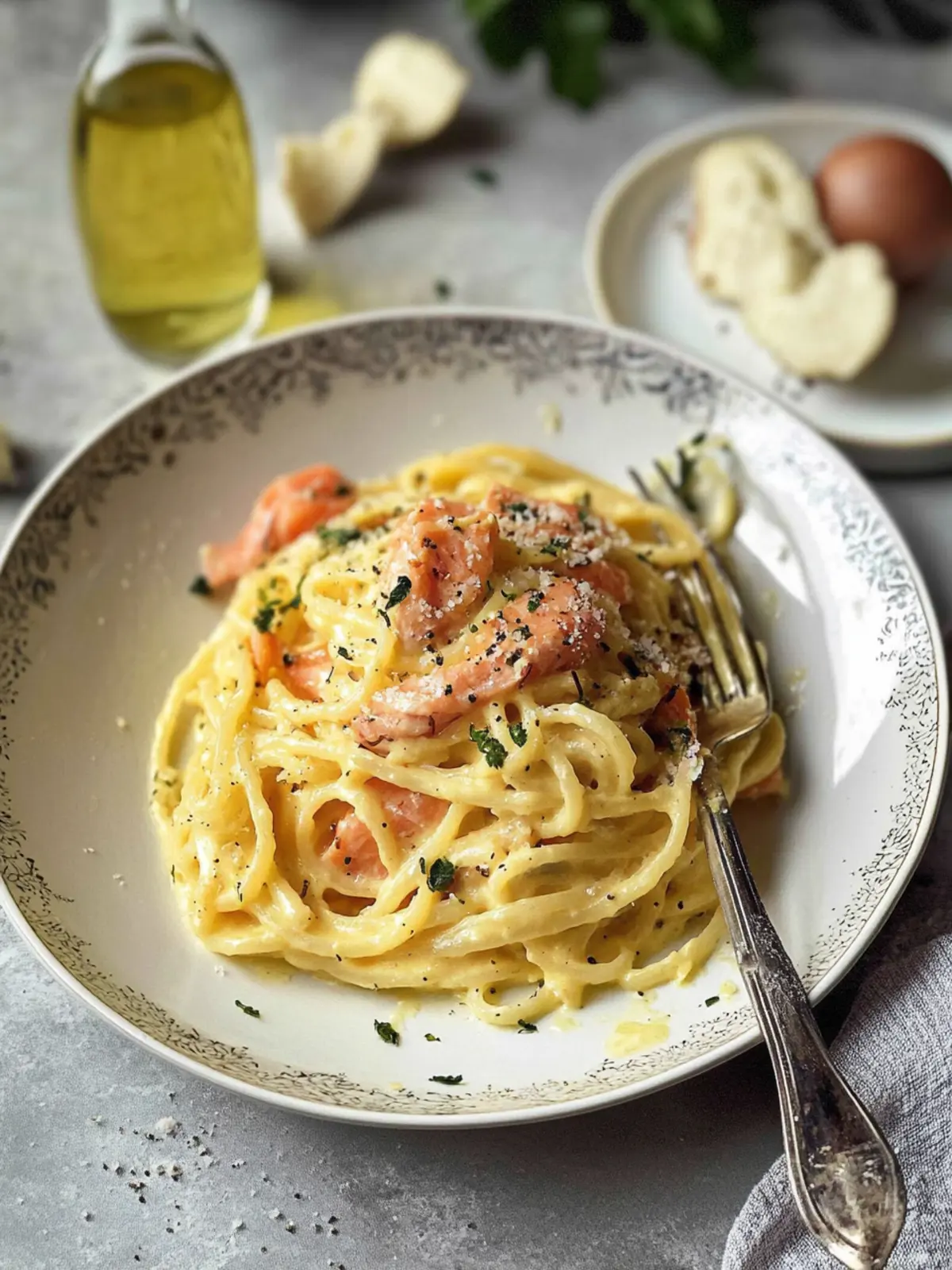 Smoked Salmon Carbonara: A Creamy Twist You’ll Love 4 Smoked Salmon Carbonara