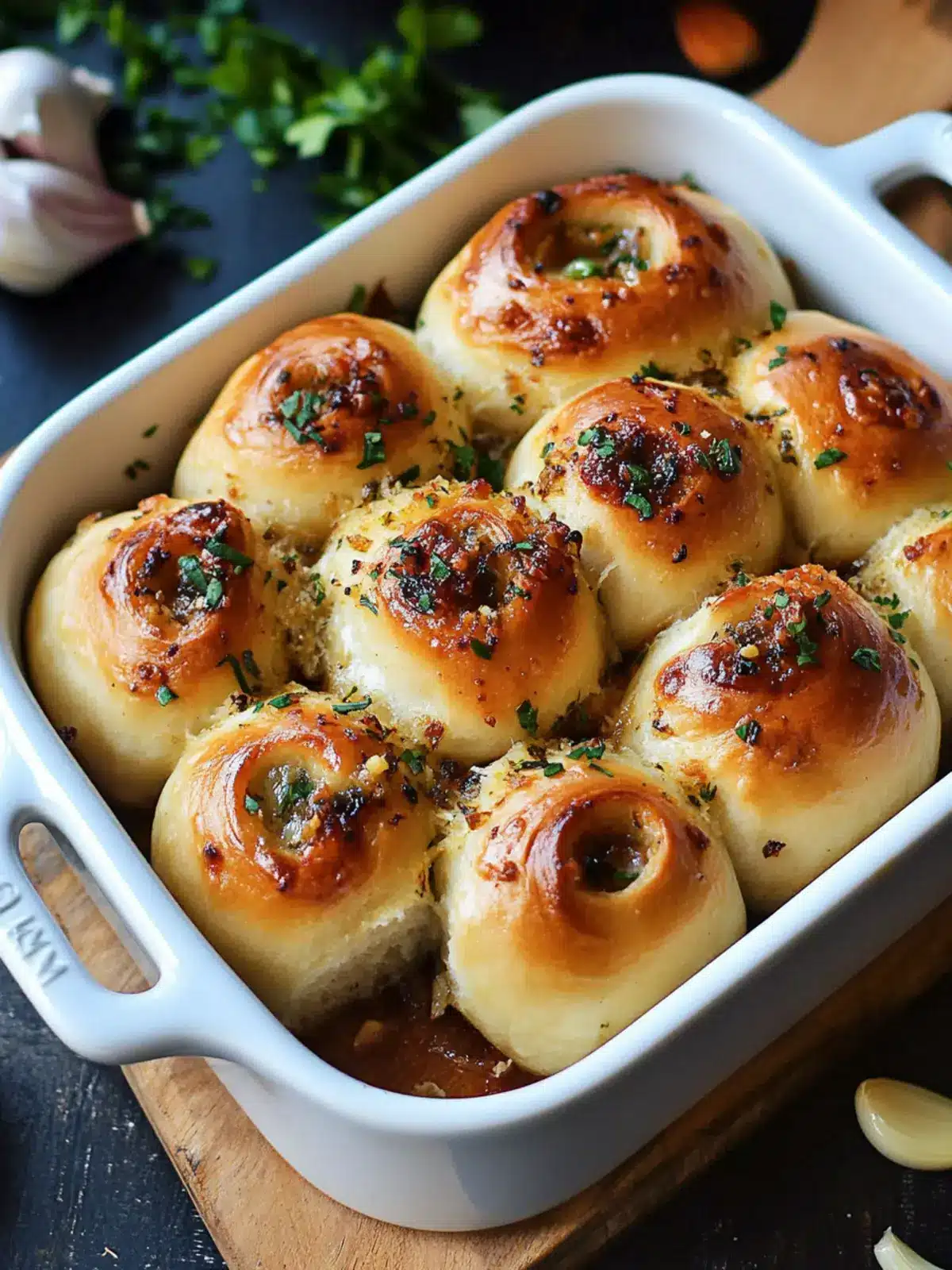 Cheesy Roasted Garlic Rolls for a Cozy Night In 3 Cheesy Roasted Garlic Rolls