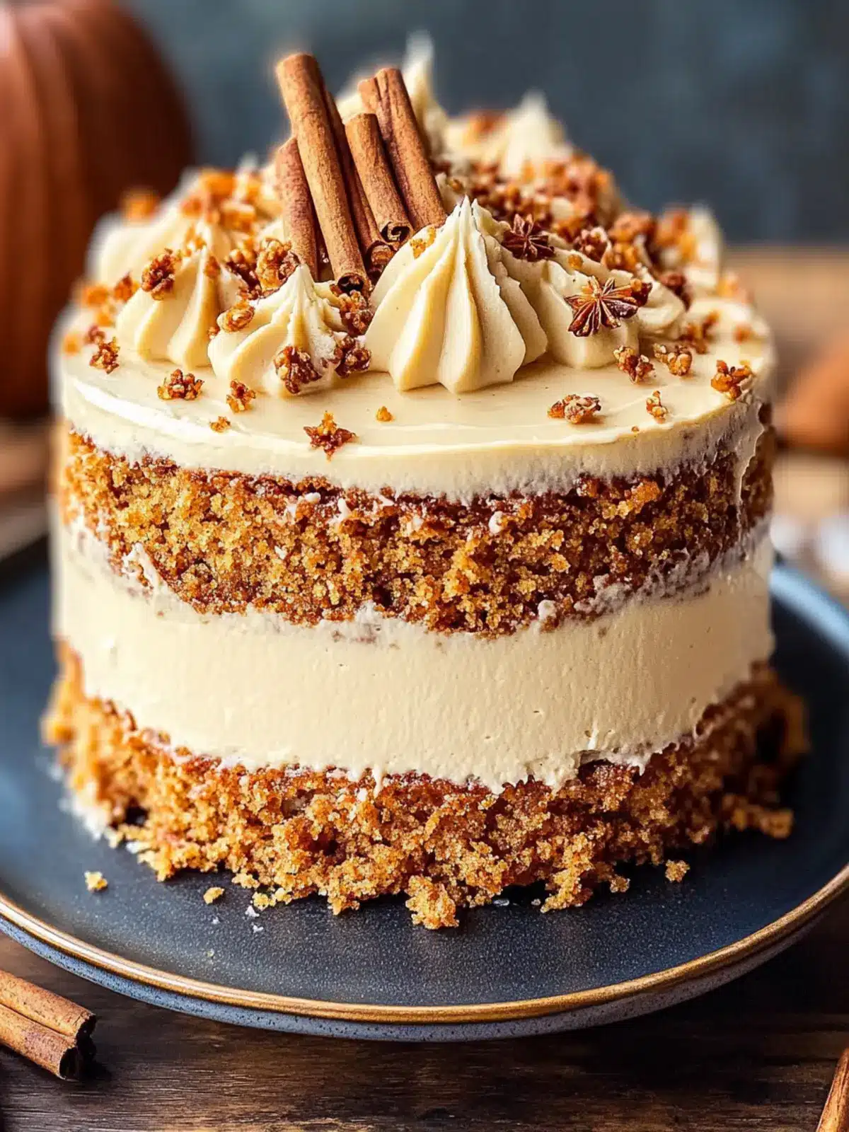 Chai-Spiced Pumpkin Layer Cake - Fall's Ultimate Cozy Treat 3 Chai-Spiced Pumpkin Layer Cake