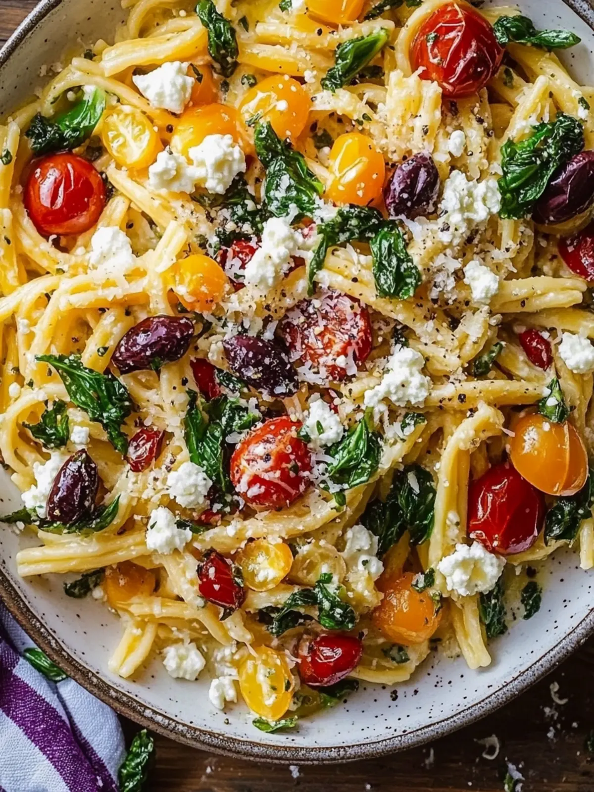Mediterranean Pasta Bliss: A Flavorful Twist on Tradition 3 Mediterranean Pasta