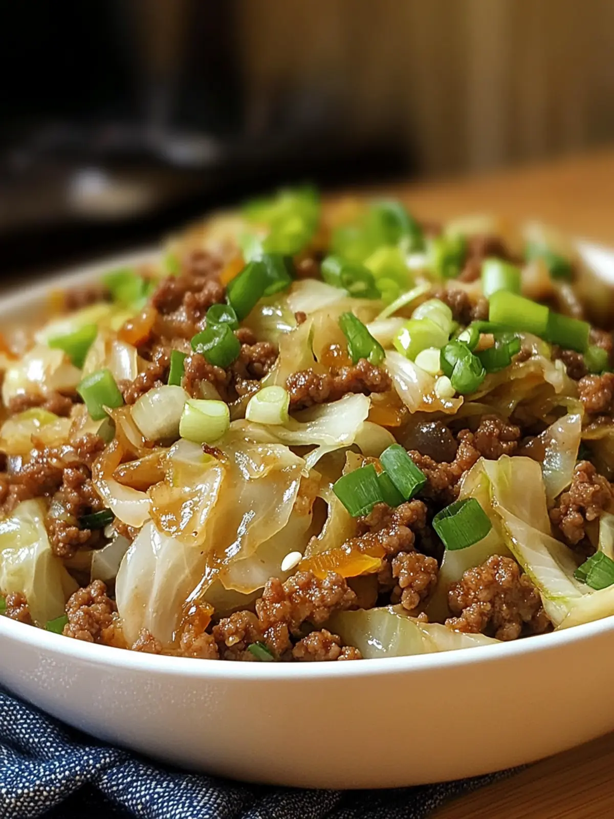 Savor Low-Carb Mongolian Ground Beef and Cabbage Tonight 2 Low-Carb Mongolian Ground Beef and Cabbage
