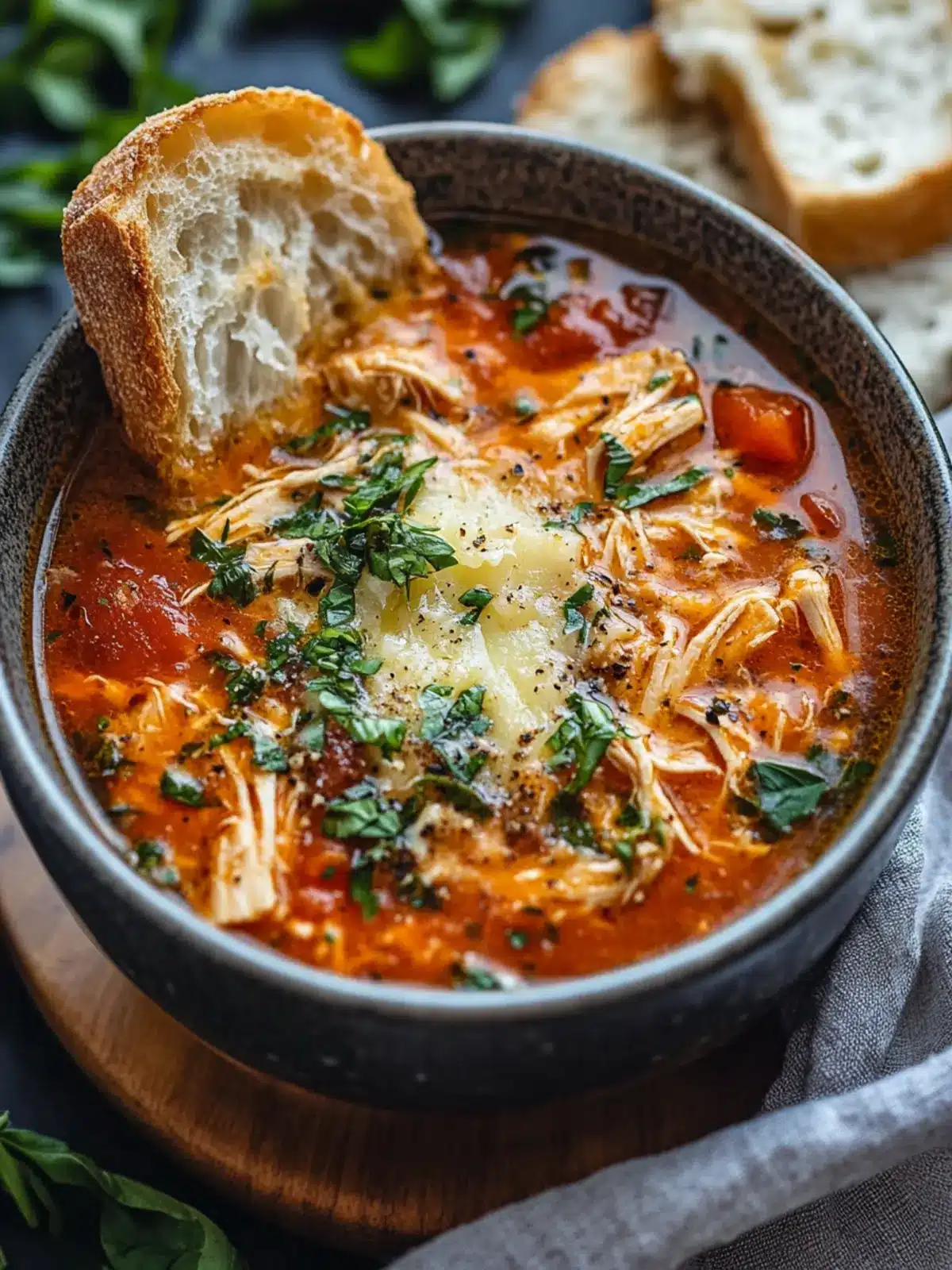 Cozy Up with Crockpot Chicken Parmesan Soup Delight 3 Crockpot Chicken Parmesan Soup