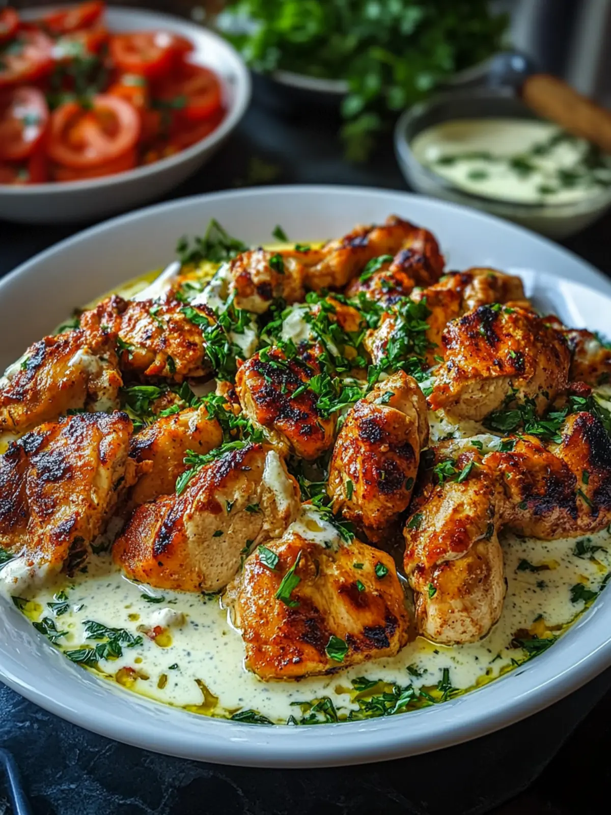 Delicious Turkish Chicken with Creamy White Sauce in 30 Minutes 5 Turkish Chicken with Creamy White Sauce