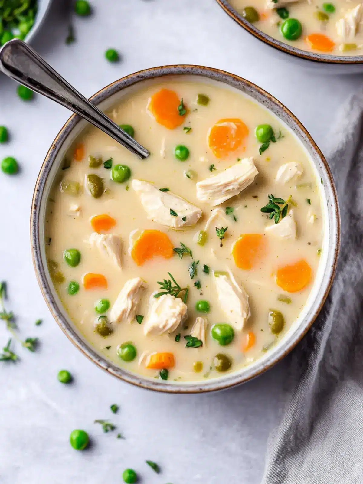 Keto Chicken Pot Pie Soup That's Creamy and Comforting 5 Keto Chicken Pot Pie Soup
