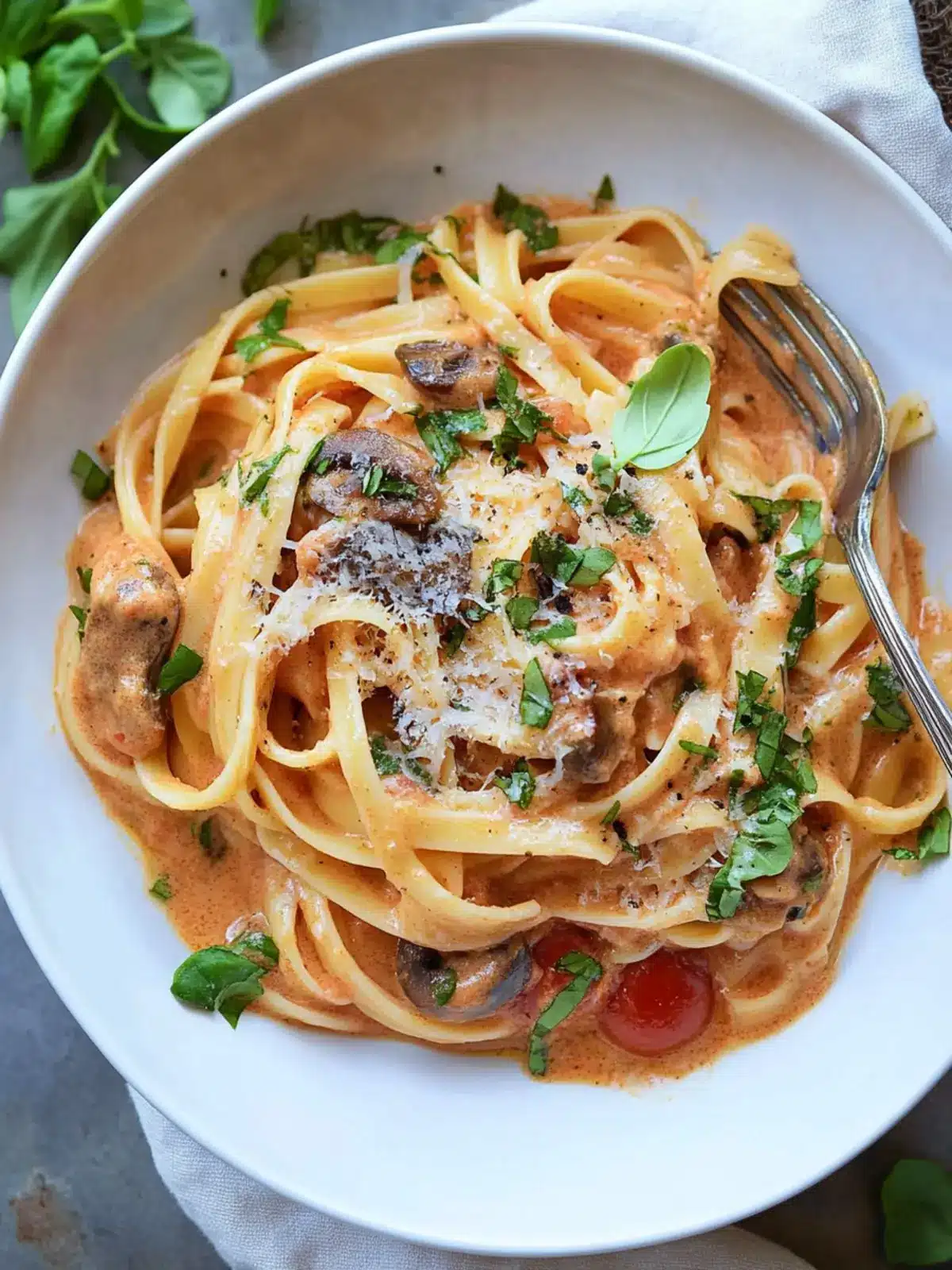 Hearty Pasta Boscaiola: Comforting Creamy Goodness at Home 4 Pasta Boscaiola
