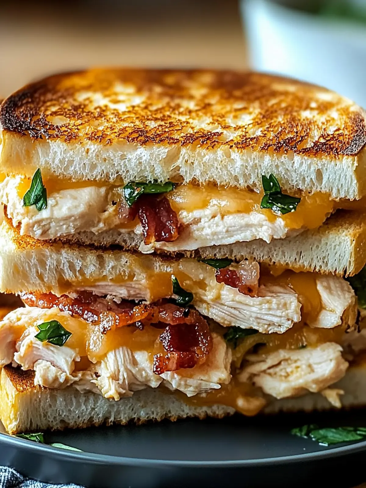 Cheddar Bacon Ranch Chicken Melt Recipe for Ultimate Comfort 3 Cheddar Bacon Ranch Chicken Melt Recipe