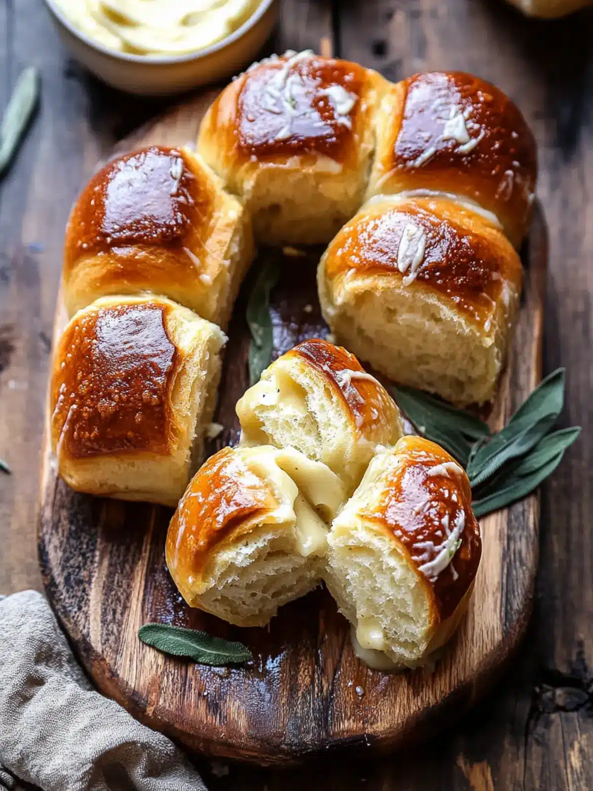 Heavenly Salted Sage Honey Butter Brioche Rolls to Love 3 Salted Sage Honey Butter Brioche Rolls
