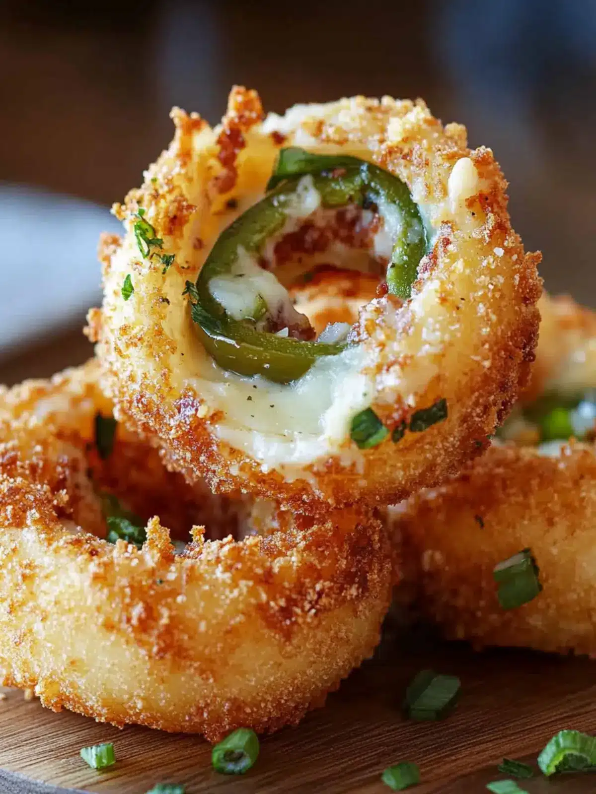 Crispy Jalapeño Popper Stuffed Onion Rings Recipe You’ll Love 5 Jalapeño Popper Stuffed Onion Rings Recipe