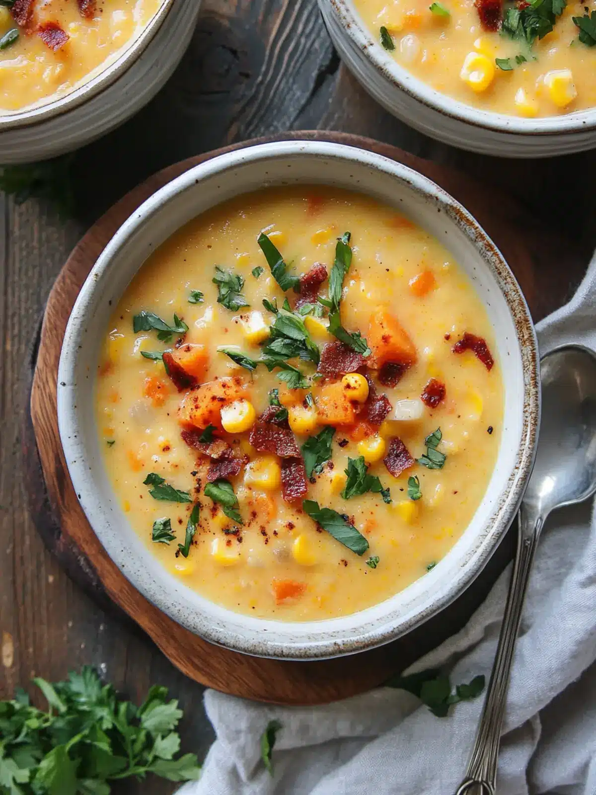 Creamy Sweet Potato Corn Chowder That's a Taste of Comfort 2 Sweet Potato Corn Chowder