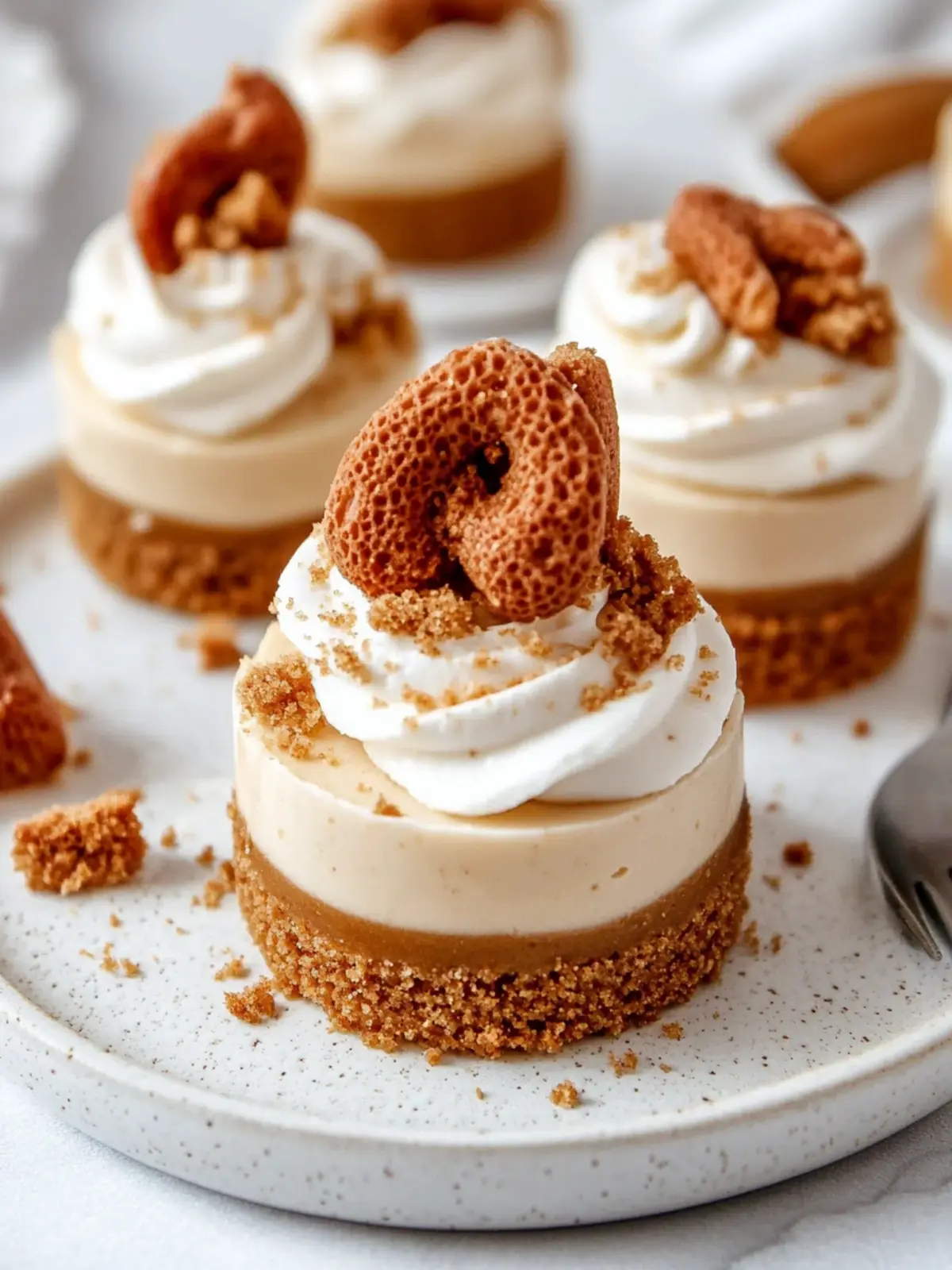 Delicious No Bake Mini Biscoff Cheesecakes That Wow Every Bite 3 No Bake Mini Biscoff Cheesecakes