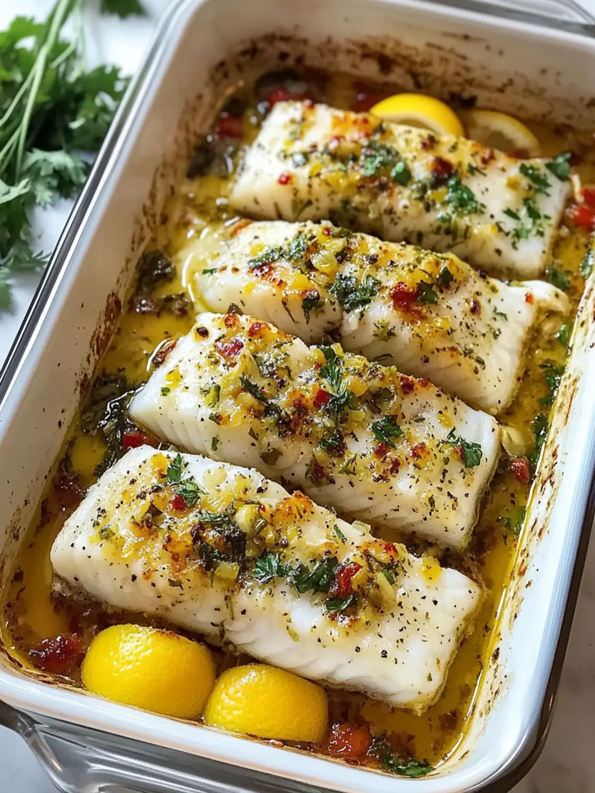 Gluten-Free Mediterranean Baked Cod with Zesty Garlic Twist 5 Gluten-Free Mediterranean Baked Cod With Lemon And Garlic