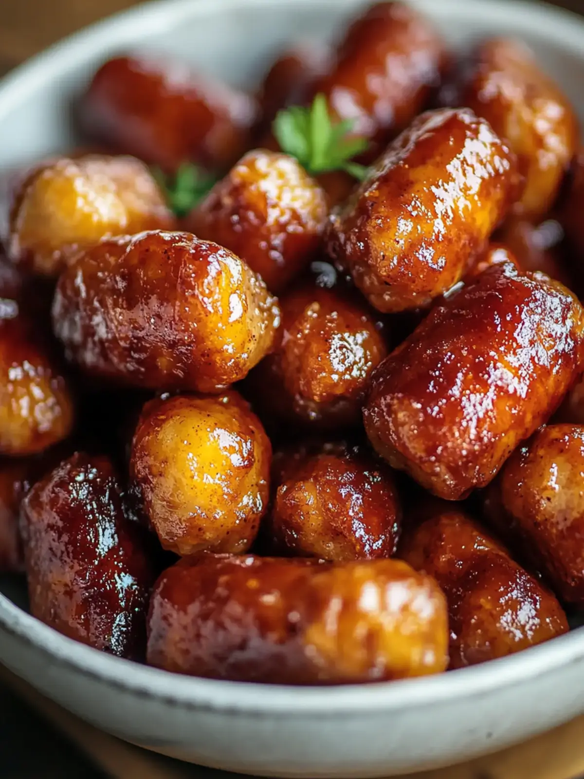 Pineapple Brown Sugar Lil’ Smokies Bites - A Party Favorite! 3 Pineapple Brown Sugar Mississippi Lil’ Smokies Bites