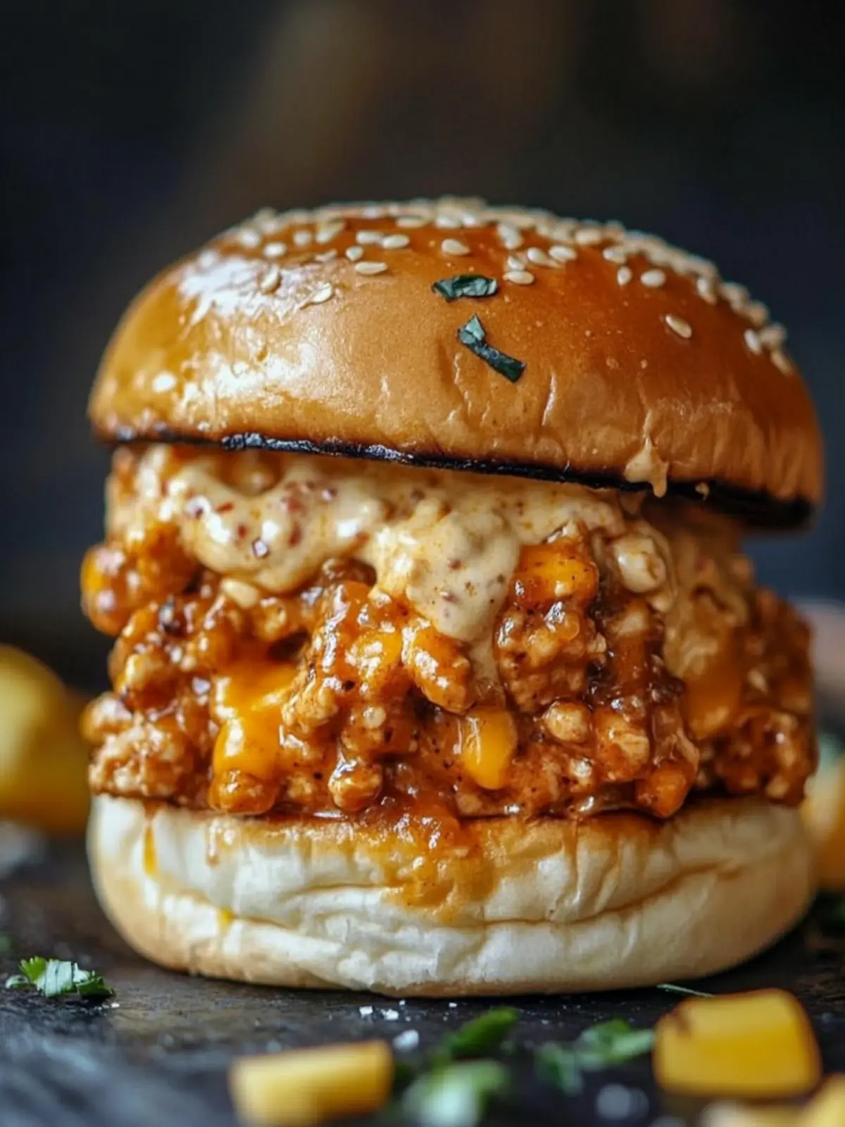 Spice Up Dinner with Cajun Chicken Sloppy Joes and Cheese Sauce 5 Cajun Chicken Sloppy Joes with Creamy Cheese Sauce