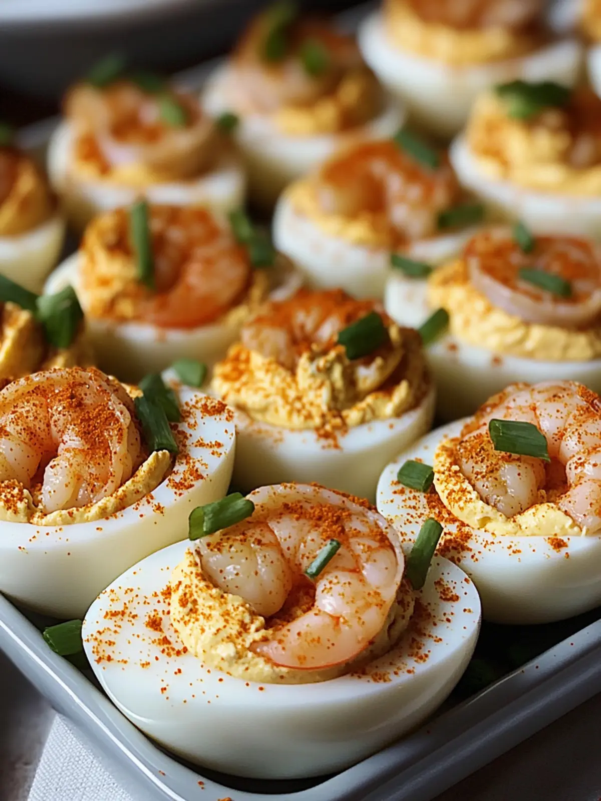 Cajun Shrimp Deviled Eggs: A Flavor-Packed Party Hit 3 Cajun Shrimp Deviled Eggs