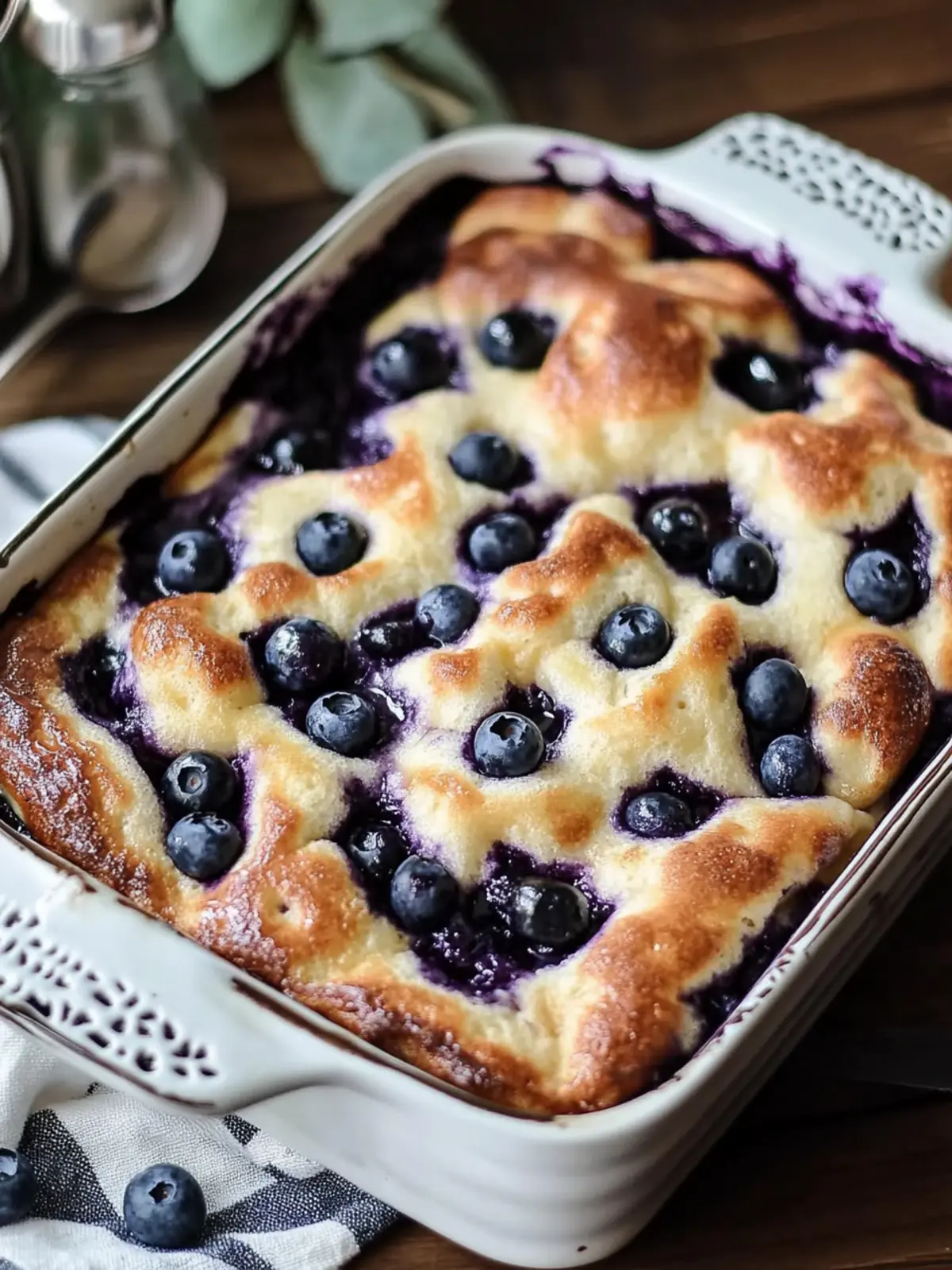 Blueberry Buttermilk Pancake Casserole - Breakfast Bliss Awaits 2 Blueberry Buttermilk Pancake Casserole