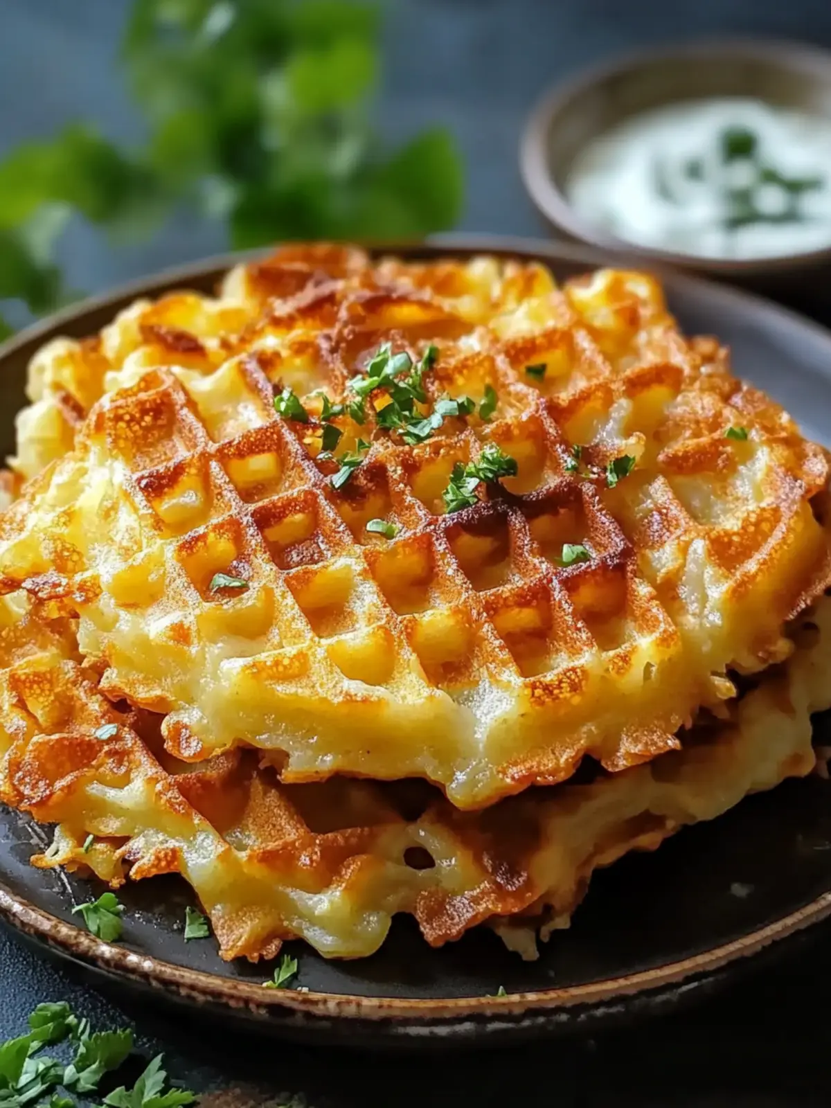 Crispy Waffle Iron Hashbrowns You’ll Want Every Morning 4 Crispy Waffle Iron Hashbrowns