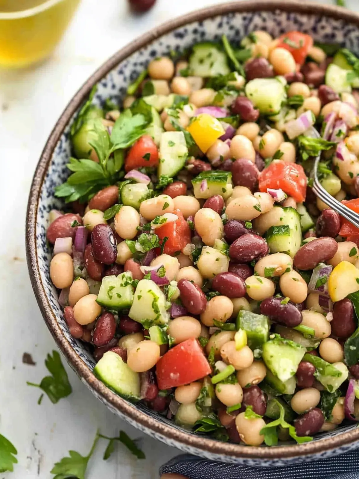 Brighten Your Table with This Mediterranean Bean Salad Magic 4 Mediterranean Bean Salad