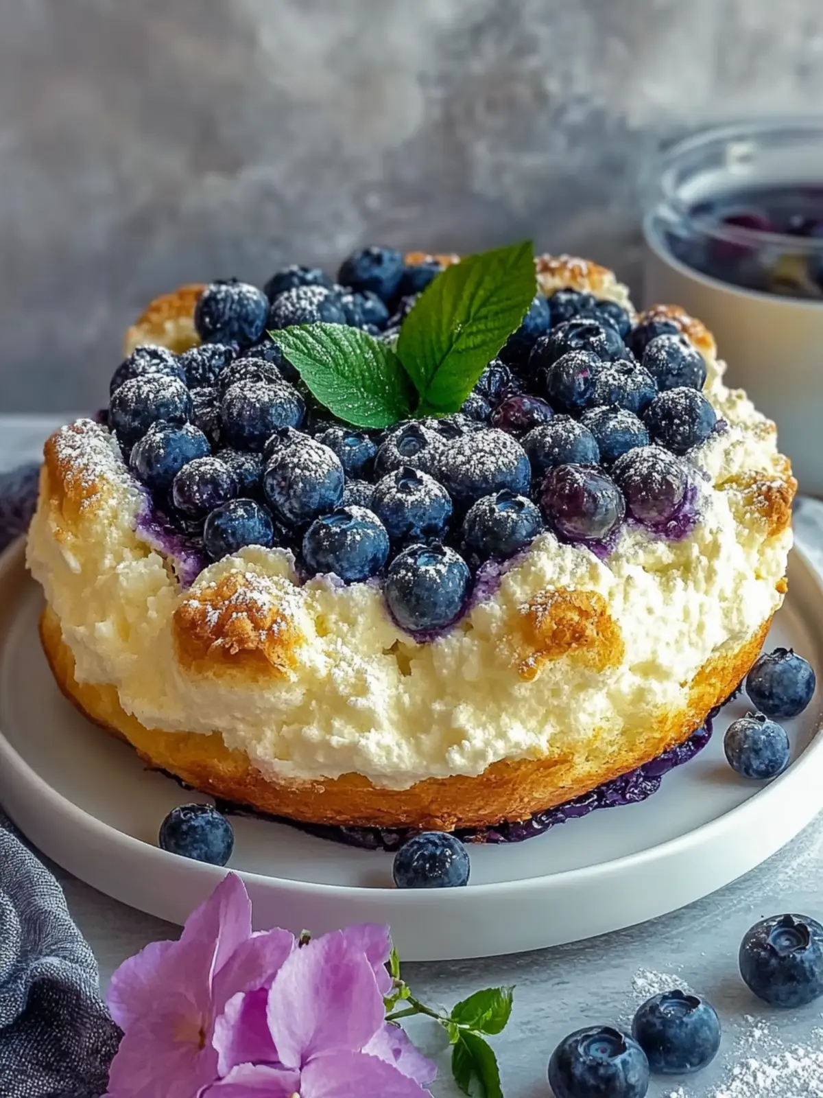 Fluffy Cottage Cheese Blueberry Cloud Bread for Guilt-Free Bliss 5 Fluffy Cottage Cheese Blueberry Cloud Bread