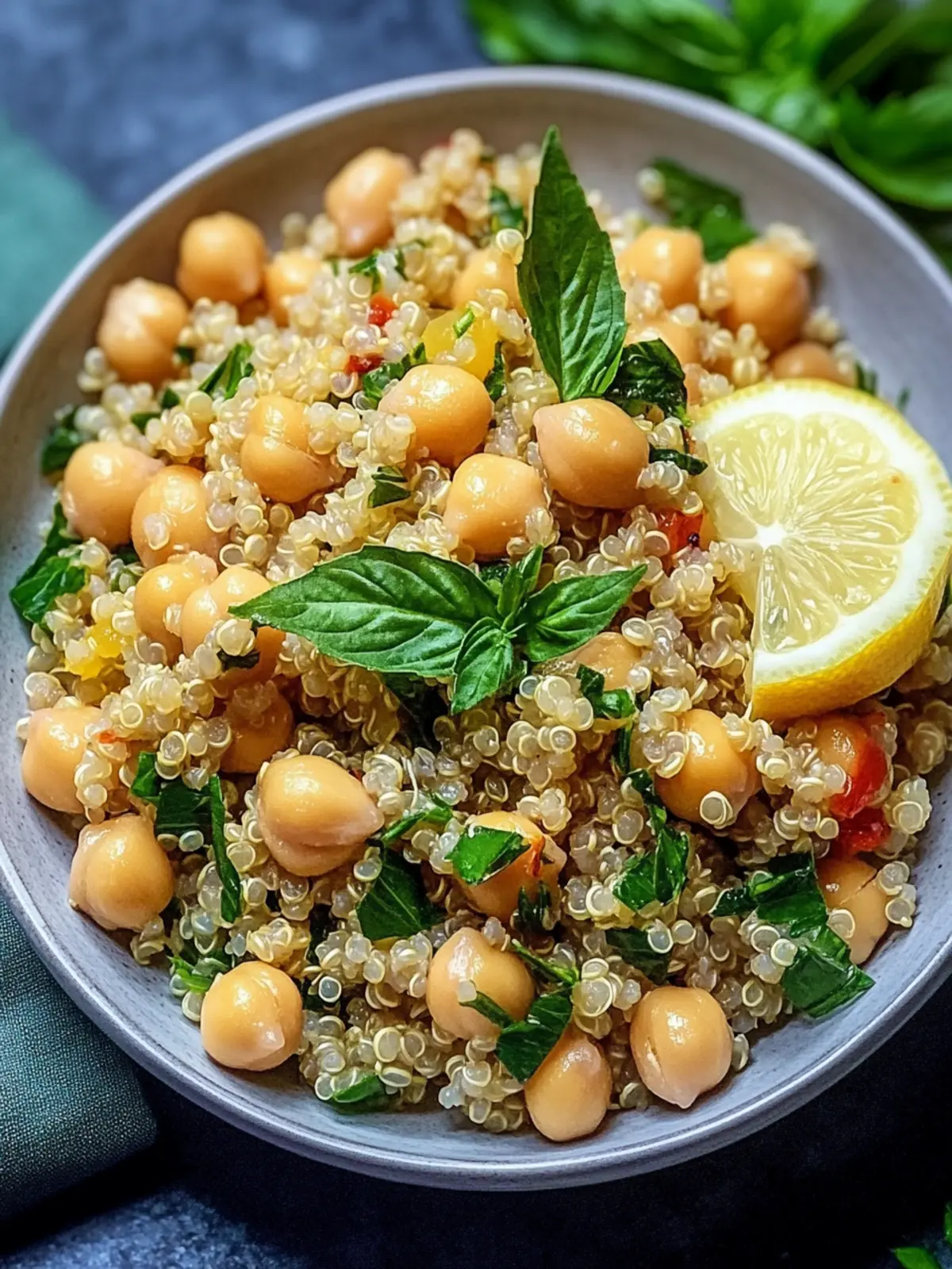 Zesty Lemon Herb Quinoa with Chickpeas – A Refreshing Boost 2 Lemon Herb Quinoa with Chickpeas