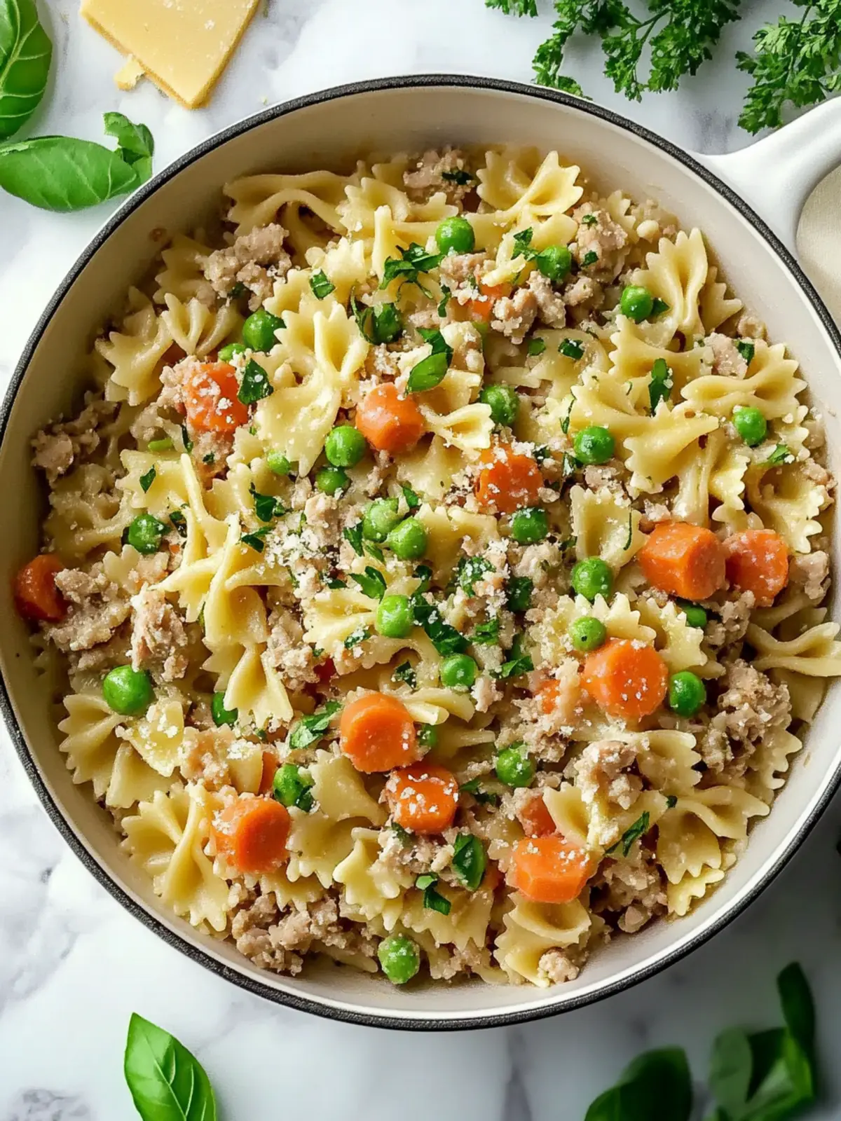 Cozy Homemade Ground Turkey Pot Pie Pasta in One Pot 3 Homemade Ground Turkey Pot Pie Pasta