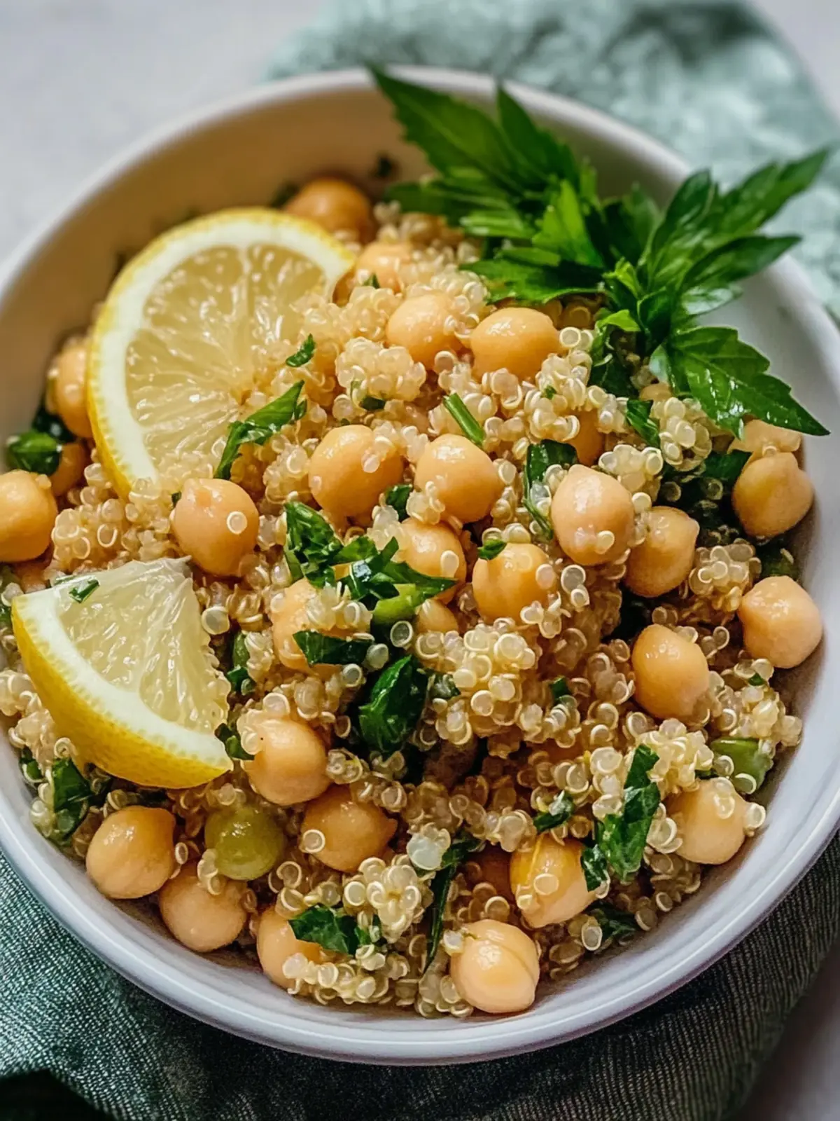 Zesty Lemon Herb Quinoa with Chickpeas – A Refreshing Boost 4 Lemon Herb Quinoa with Chickpeas