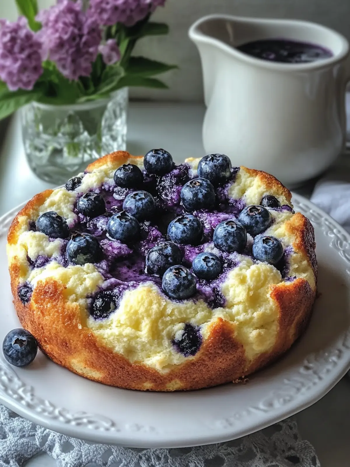 Fluffy Cottage Cheese Blueberry Cloud Bread for Guilt-Free Bliss 4 Fluffy Cottage Cheese Blueberry Cloud Bread