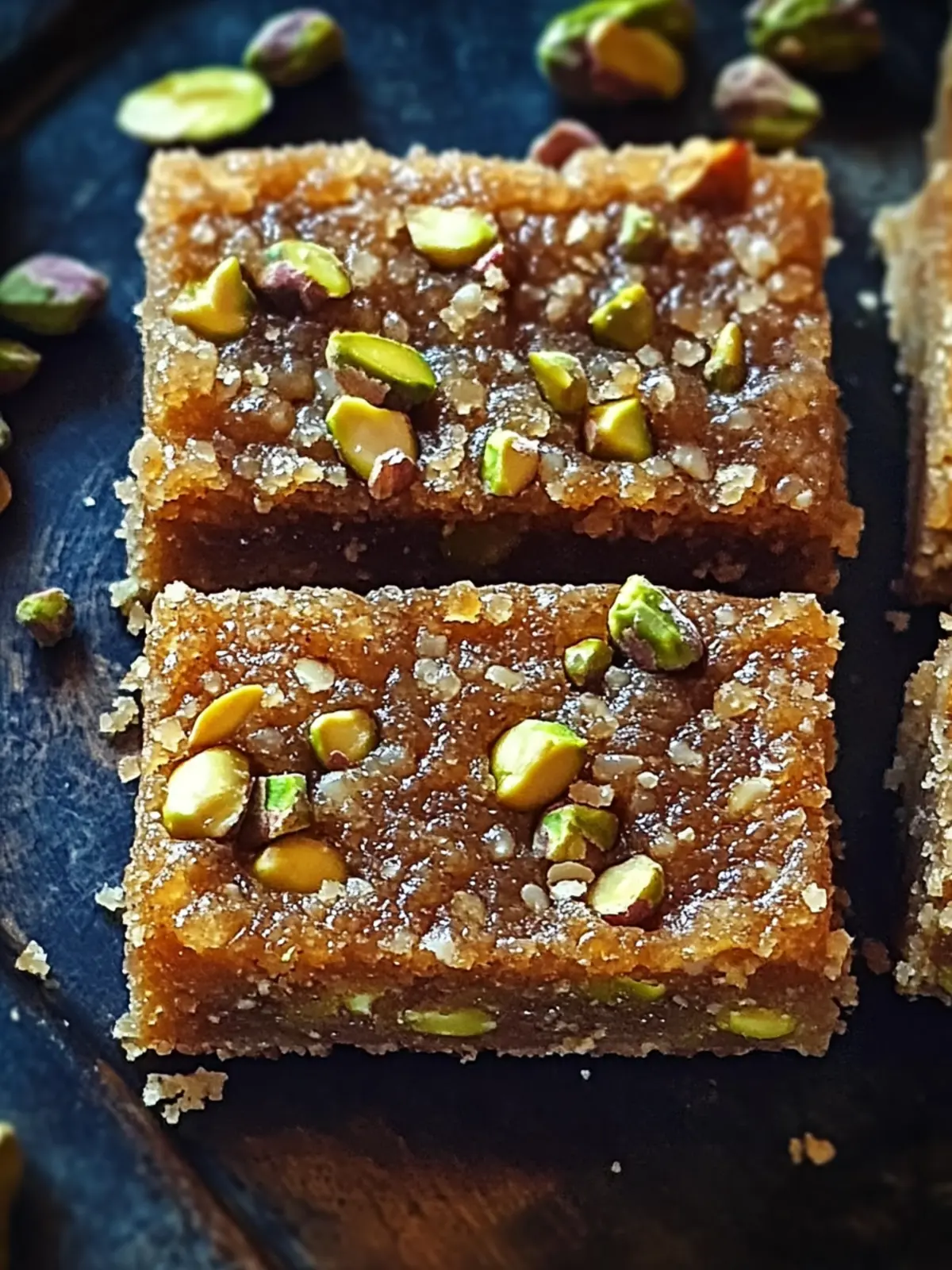 Brown Butter Pistachio Cookie Bars with Honey Bliss 5 Brown Butter Pistachio Cookie Bars with Honey