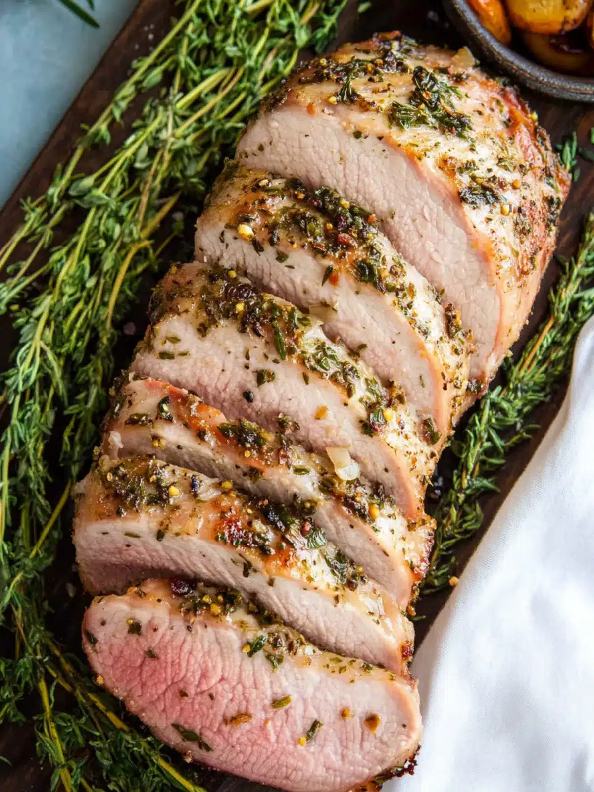 Garlic Herb Roasted Pork Tenderloin: Flavorful Comfort at Home 3 Garlic Herb Roasted Pork Tenderloin