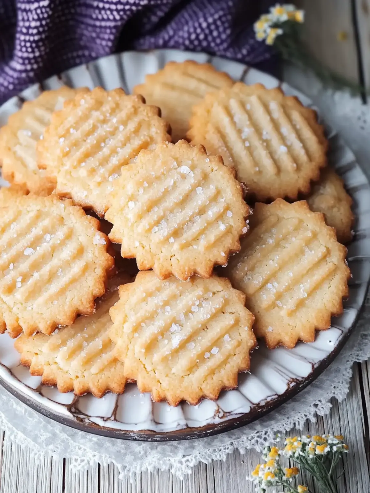 Melt-in-Your-Mouth French Salted Butter Cookies Recipe 2 French Salted Butter Cookies