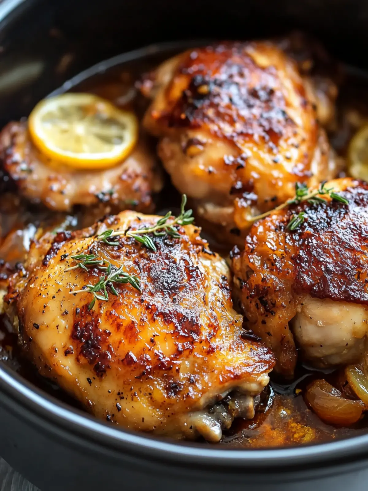 Fall-Off-The-Bone Crockpot Chicken Thighs for Busy Weeknights 5 Fall-Off-The-Bone Crockpot Chicken Thighs