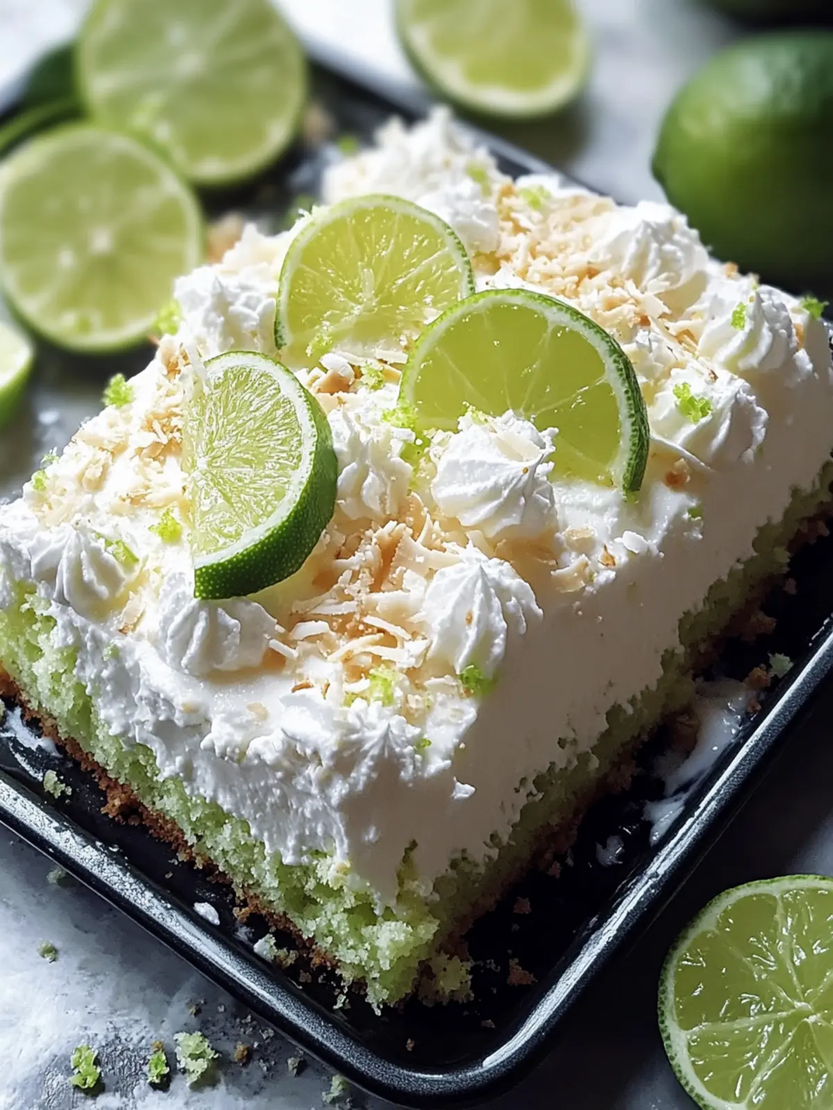 Refreshing Coconut Lime Poke Cake for Tropical Bliss 2 Coconut Lime Poke Cake