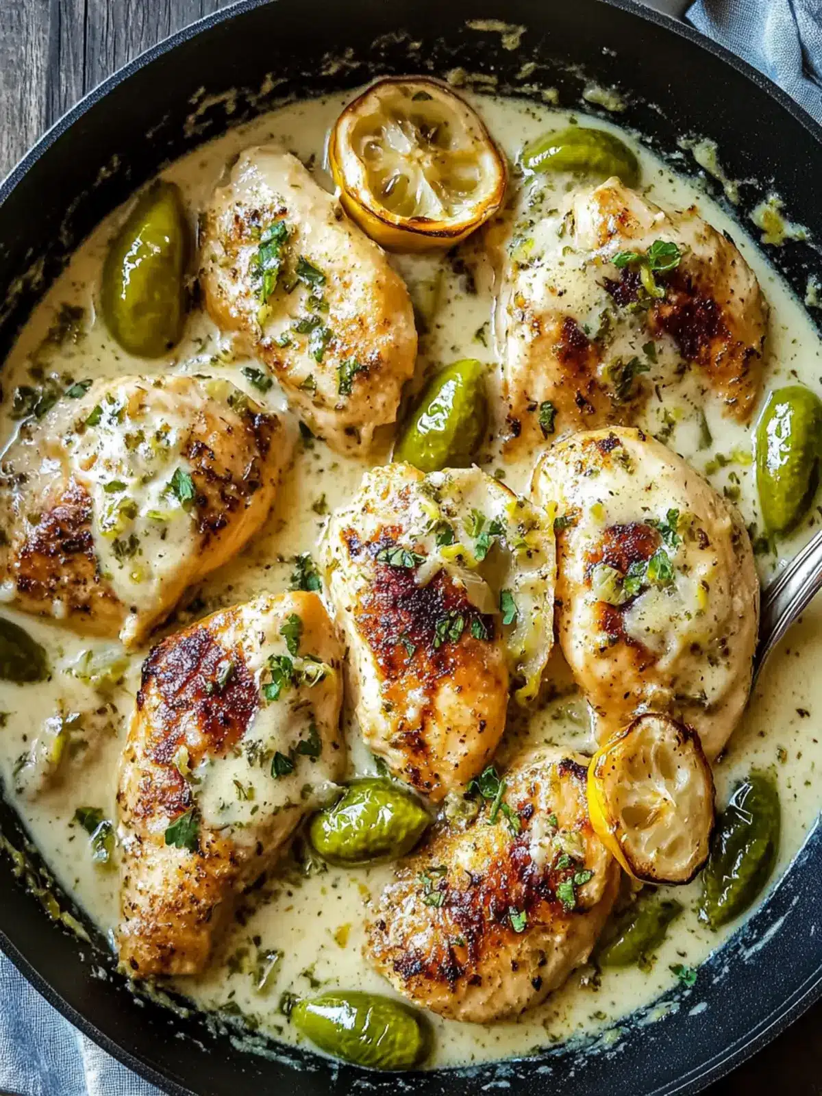 Creamy Pepperoncini Chicken Skillet: Your Quick Comfort Dish 2 Creamy Pepperoncini Chicken Skillet