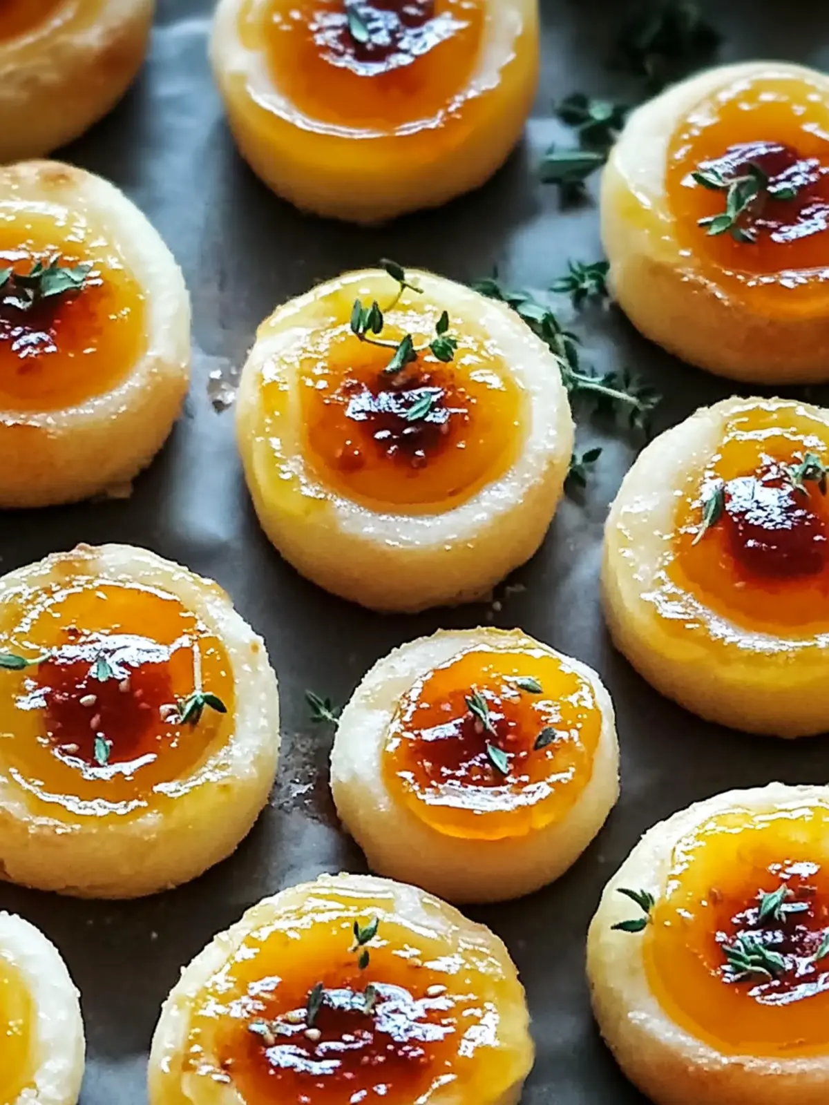 Cheesy Thumbprint Appetizers with Hot Pepper Jelly Magic 4 Cheesy Thumbprint Appetizers with Hot Pepper Jelly
