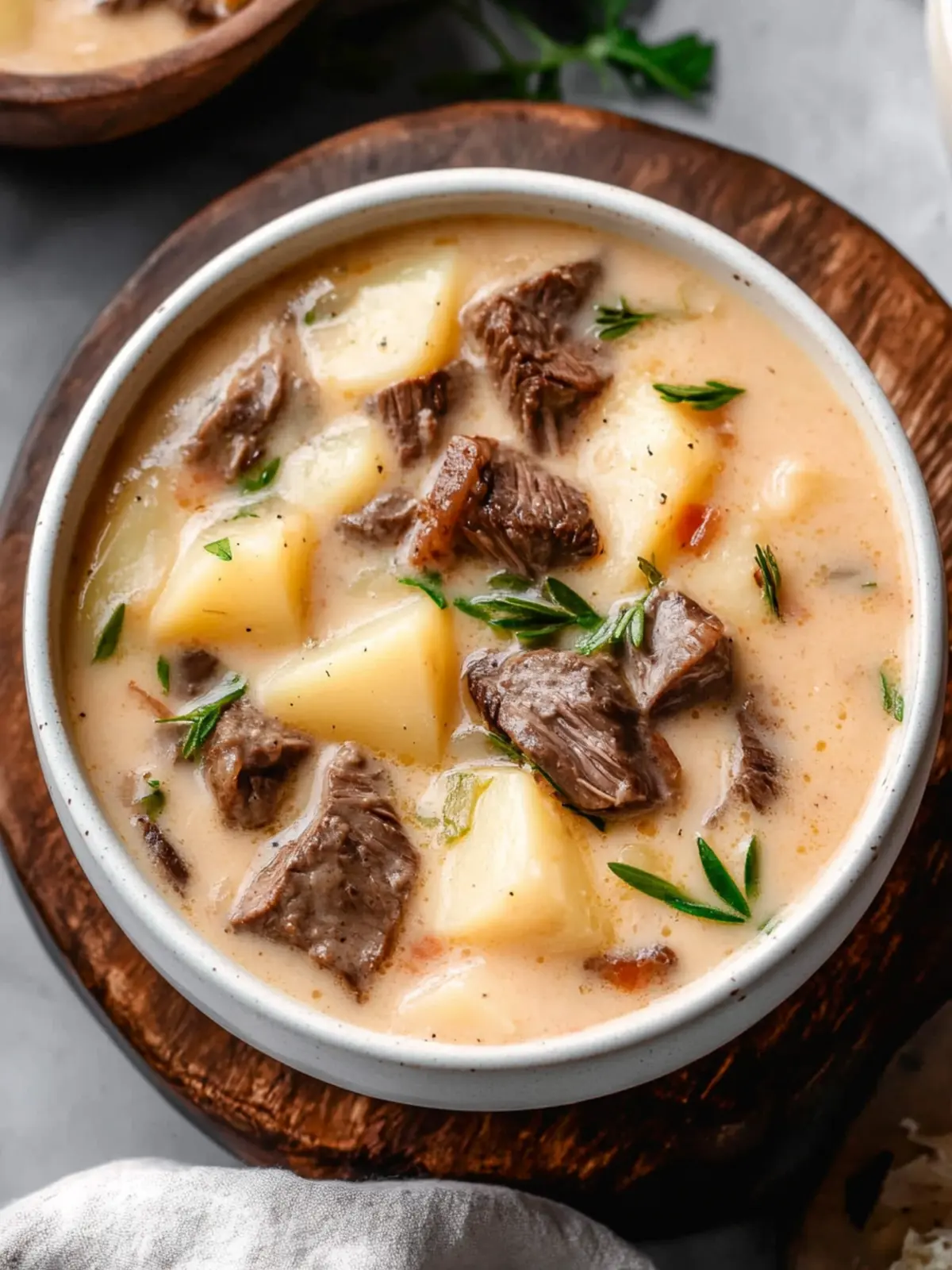 Creamy Steak & Potato Soup for Cozy Nights In 4 Creamy Steak & Potato Soup