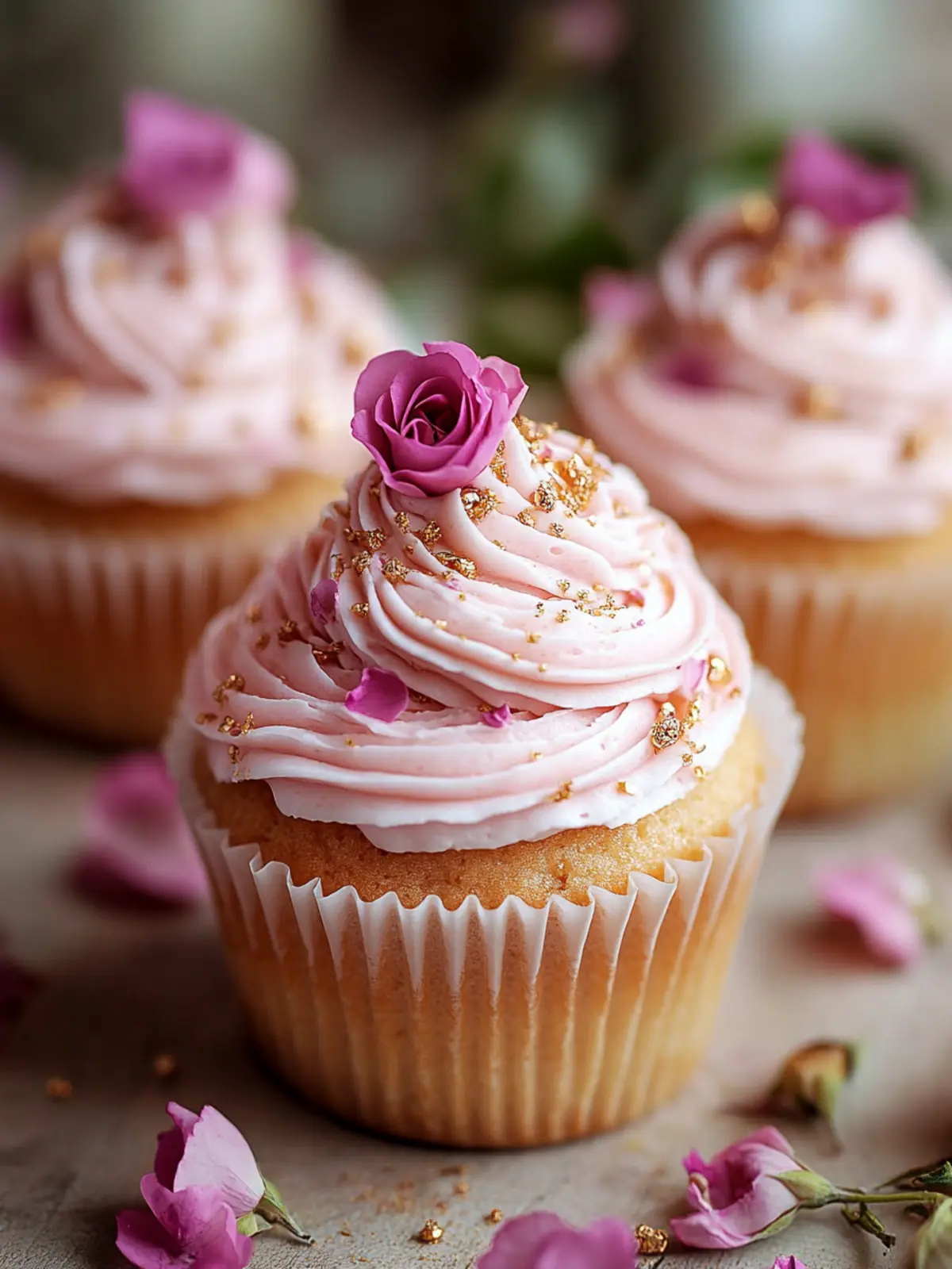 Magical Rosewater Cupcakes: A Whimsical Floral Delight 5 Magical Rosewater Cupcakes
