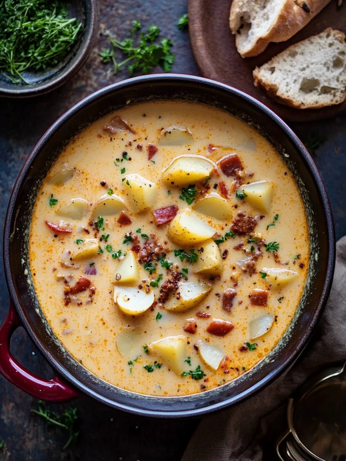 Creamy Cajun Potato Soup to Spice Up Your Dinner Table 2 Cajun Potato Soup