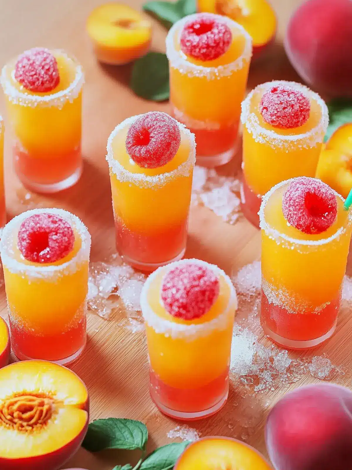 Peach Ring Pop Shots: Fun Party Treats to Impress Friends 4 Peach Ring Pop Shots