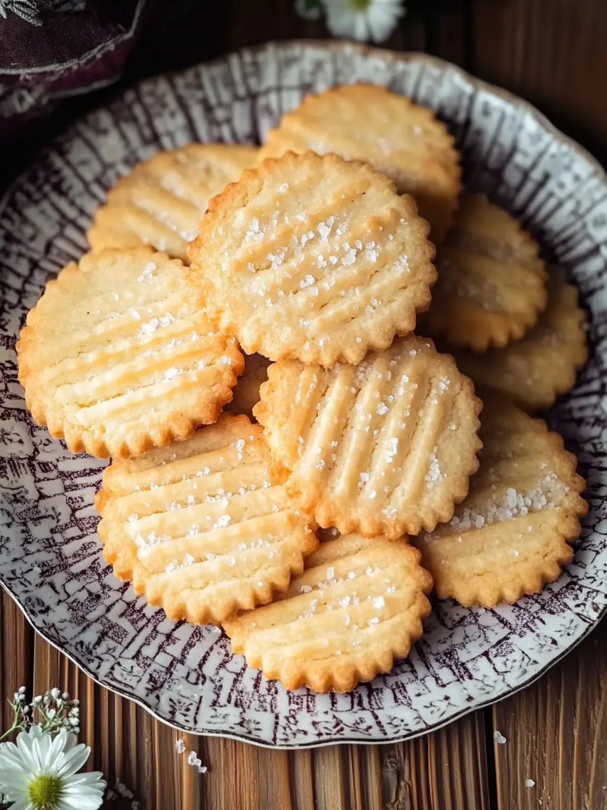 Melt-in-Your-Mouth French Salted Butter Cookies Recipe 3 French Salted Butter Cookies