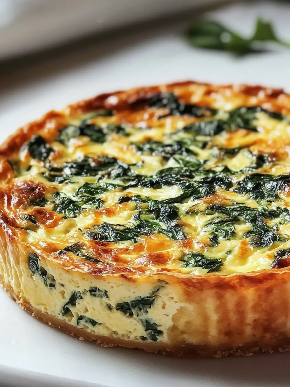 Cottage Cheese and Spinach Crustless Quiche Recipe for Easy Mornings 3 Cottage Cheese and Spinach Crustless Quiche Recipe