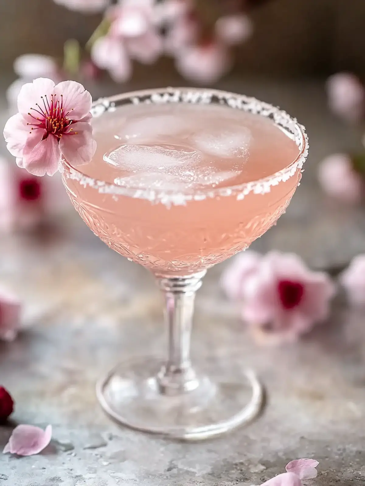 Cherry Blossom Sake Cocktail An Elegant Spring Delight 4 Cherry Blossom Sake Cocktail Elegant Spring Drink