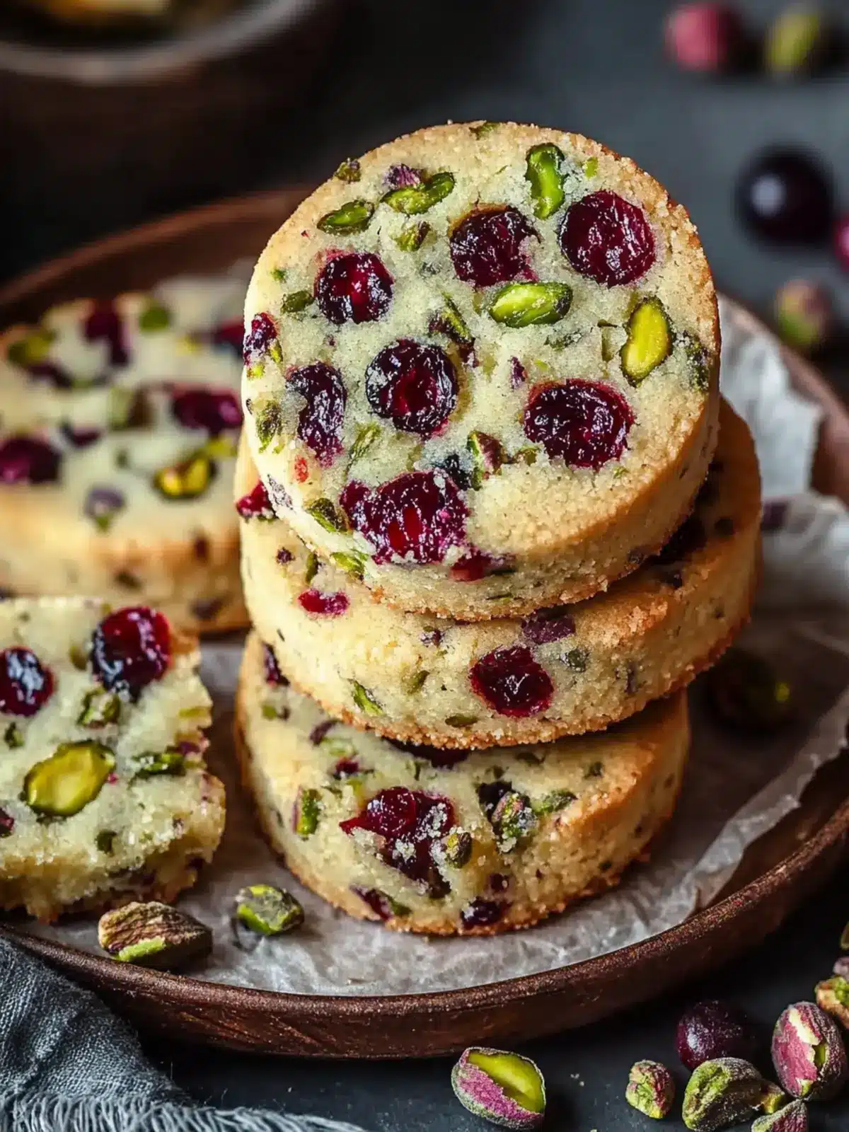Cranberry Pistachio Shortbread Cookies for Sweet Moments 5 Cranberry Pistachio Shortbread Cookies