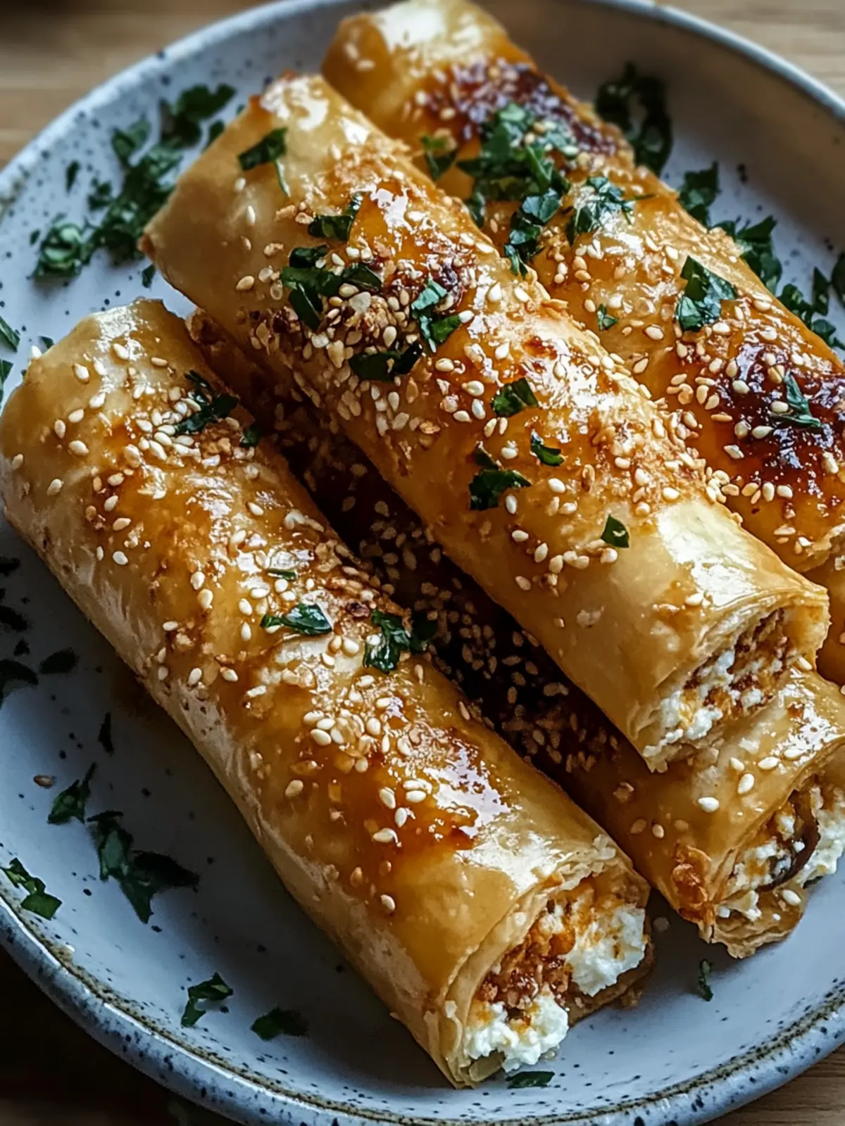 Oven Fried Feta Rolls with Chili Honey Magic for Quick Delight 4 Oven Fried Feta Rolls with Chili Honey Magic