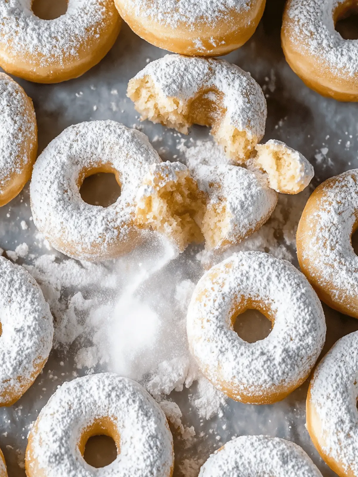 Fluffy Powdered Sugar Donuts You Can Make in 30 Minutes 2 Powdered Sugar Donuts