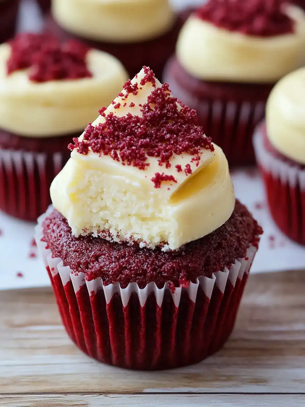 Irresistible Red Velvet Cheesecake Cupcakes to Satisfy Your Cravings 4 Irresistible Red Velvet Cheesecake Cupcakes