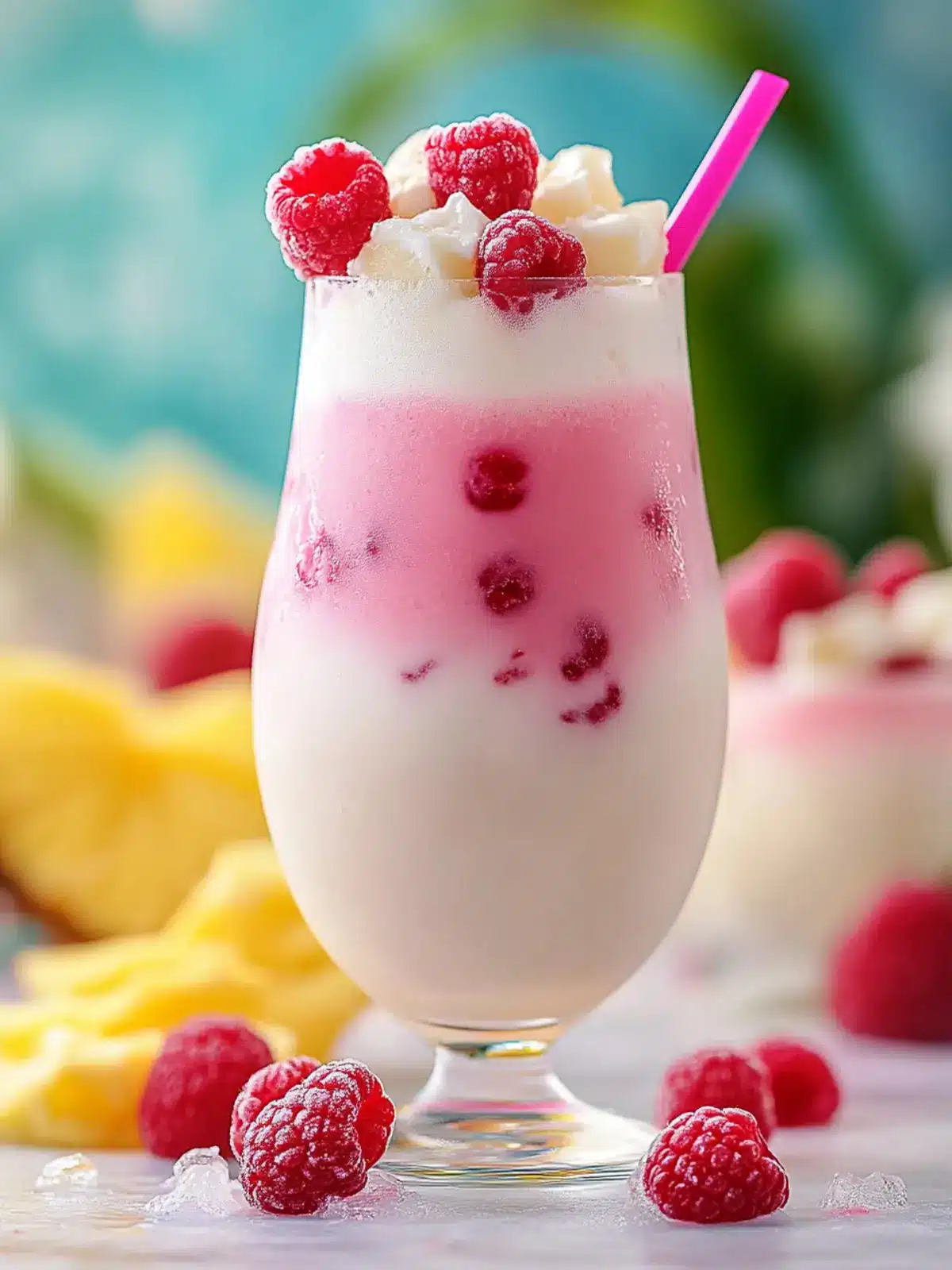 Refreshing Raspberry Colada Twist for Your Summer Sip Delight 3 Raspberry Colada Twist