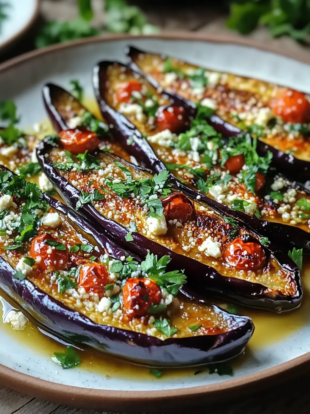 Greek Style Roasted Eggplant – Healthy Flavor in 45 Minutes 2 Greek Style Roasted Eggplant