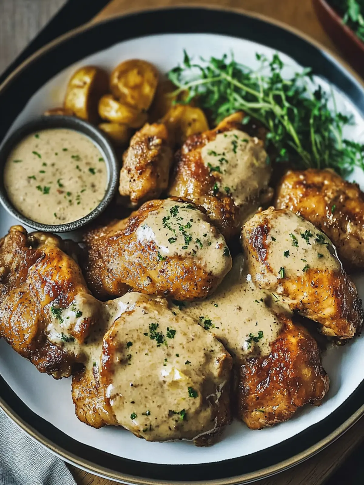 Irresistible Irish Chicken Dinner in Whiskey Cream Sauce 4 Irish Chicken Dinner