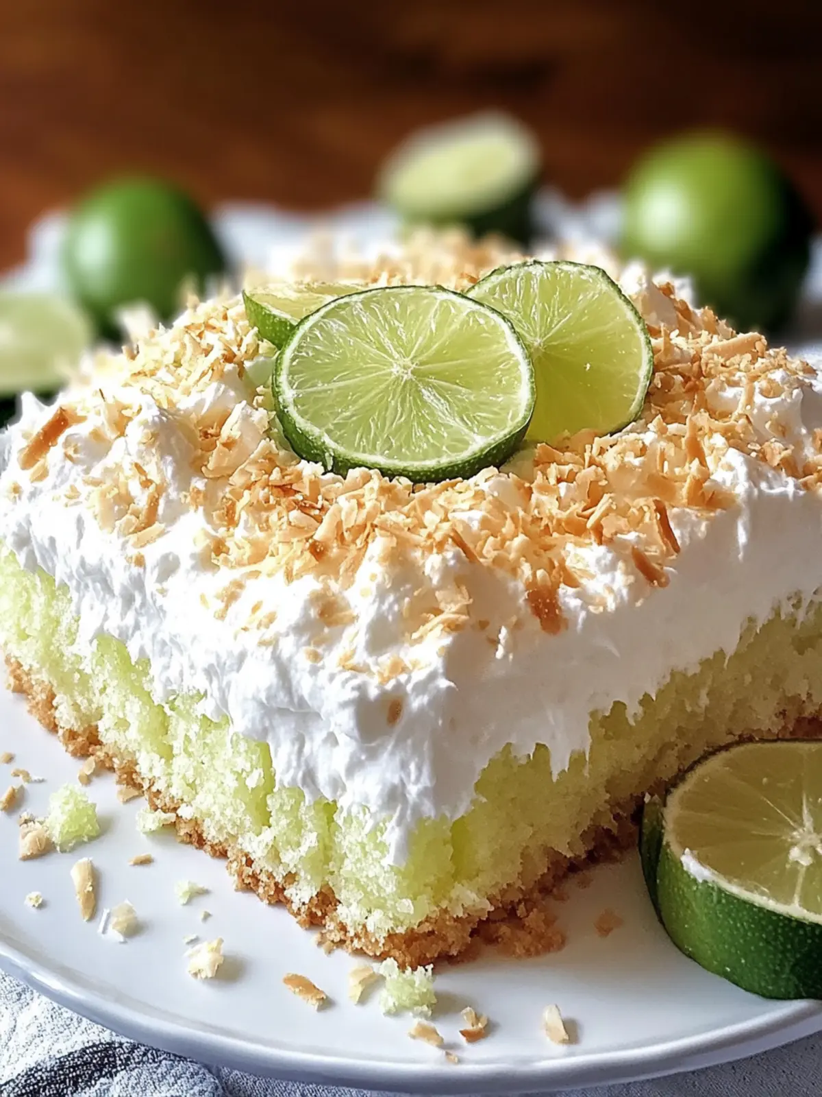 Refreshing Coconut Lime Poke Cake for Tropical Bliss 3 Coconut Lime Poke Cake