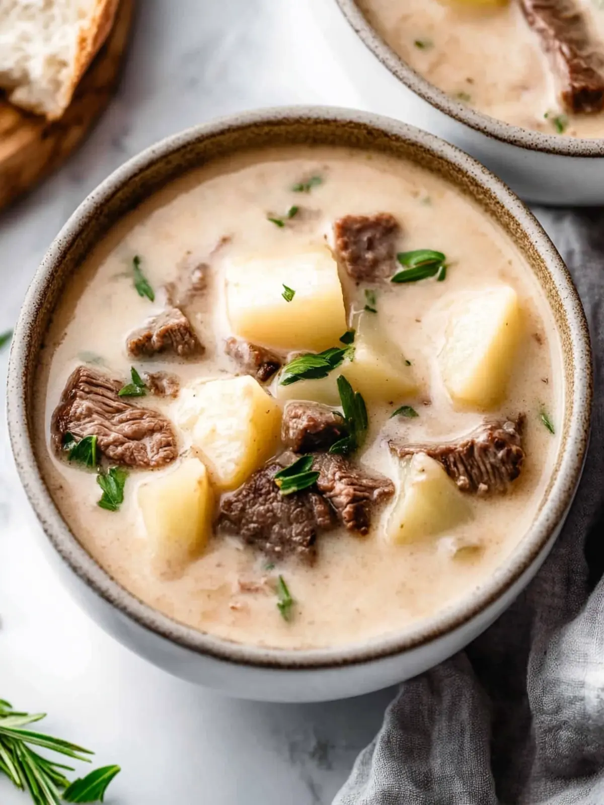 Creamy Steak & Potato Soup for Cozy Nights In 2 Creamy Steak & Potato Soup