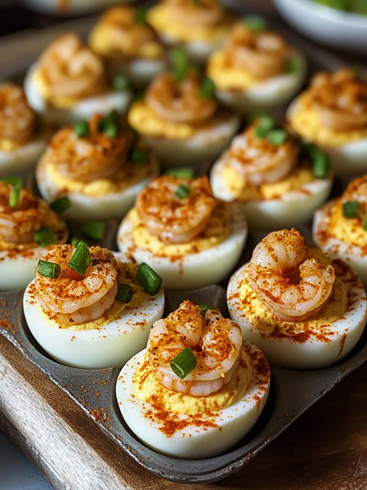 Cajun Shrimp Deviled Eggs: A Flavor-Packed Party Hit 2 Cajun Shrimp Deviled Eggs